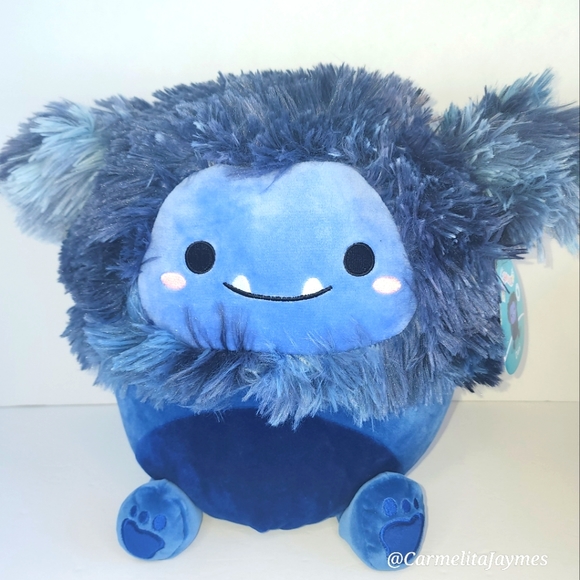 DANI 🐾 ☆FTM☆ Blue Big Foot Original Squishmallow by Kelly Toy NWT - Picture 2 of 7